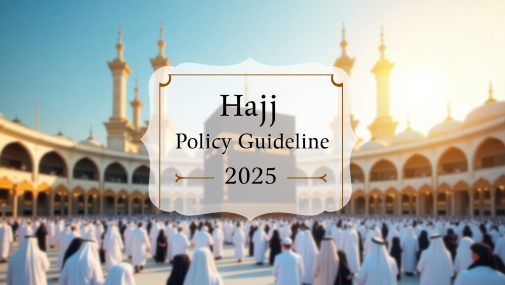 Hajj Policy Guidelines—2025